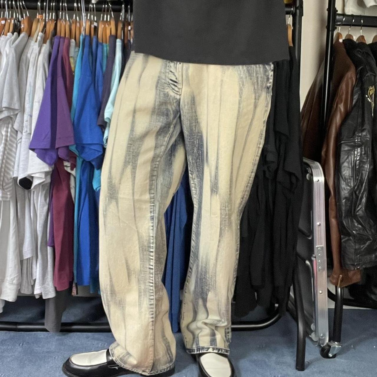 Vintage energie brushed denim jeans