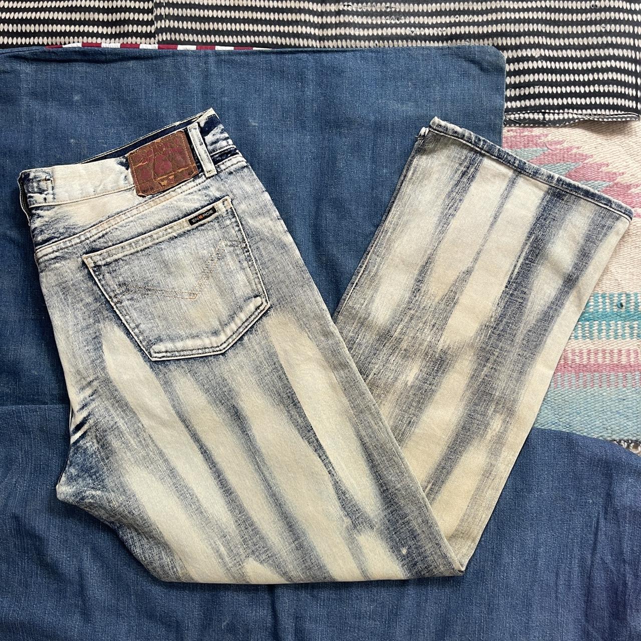Vintage energie brushed denim jeans