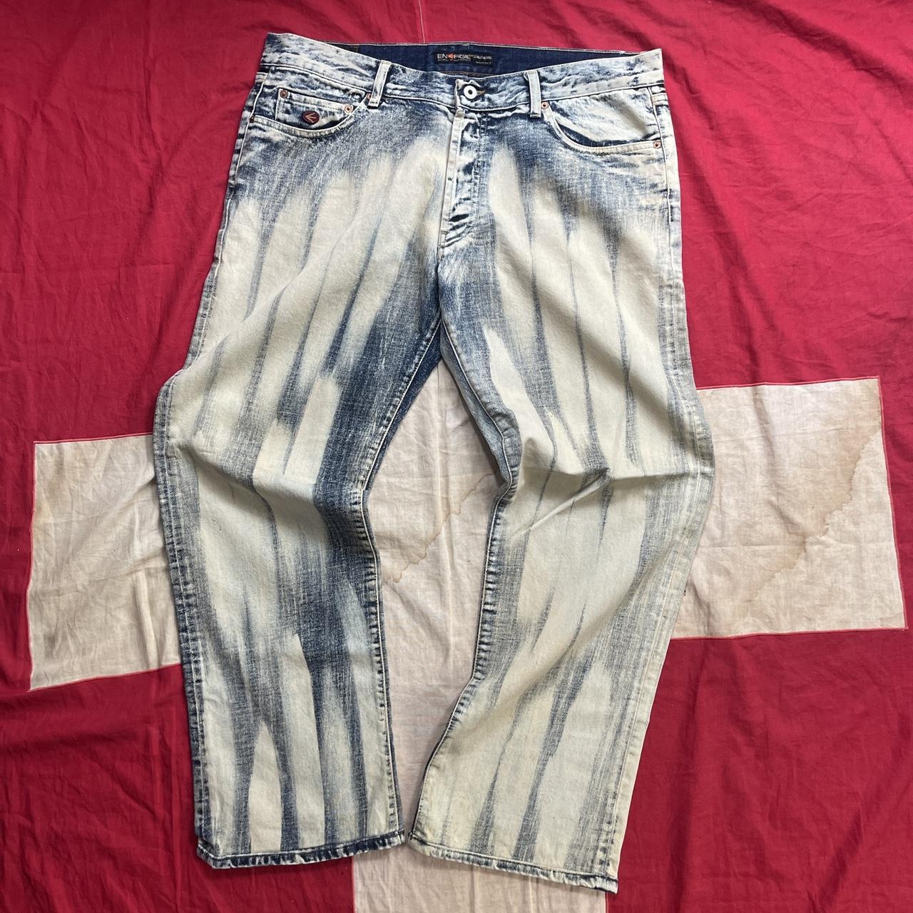 Vintage energie brushed denim jeans