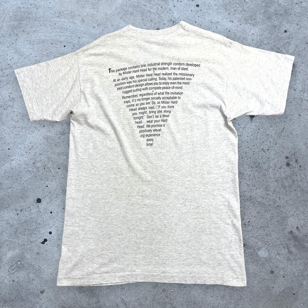 Vintage X large Condoms T shirt