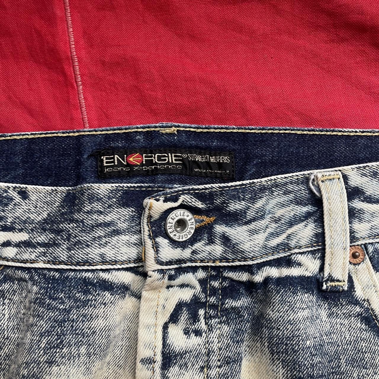 Vintage energie brushed denim jeans