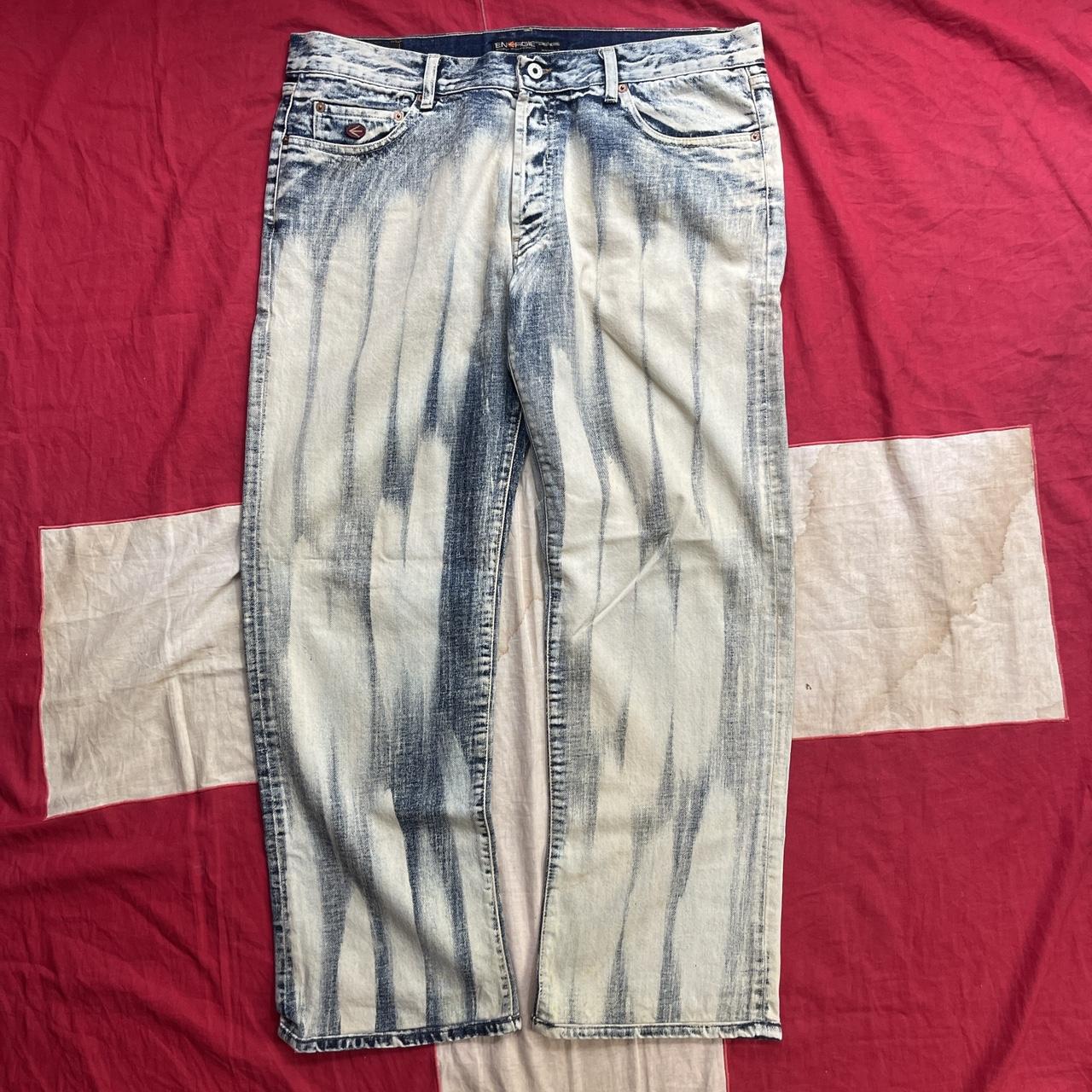 Vintage energie brushed denim jeans