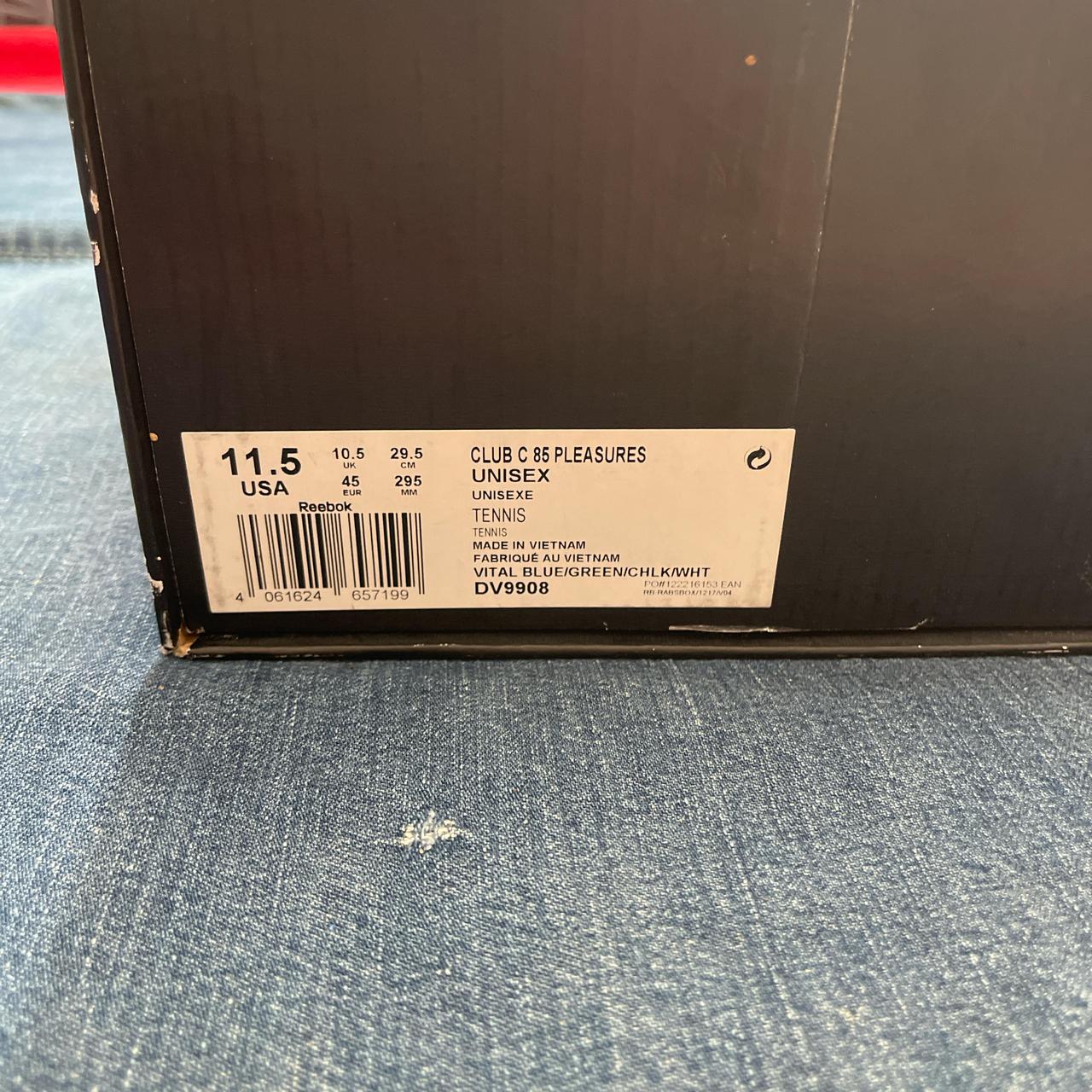 Reebok x pleasures trainers