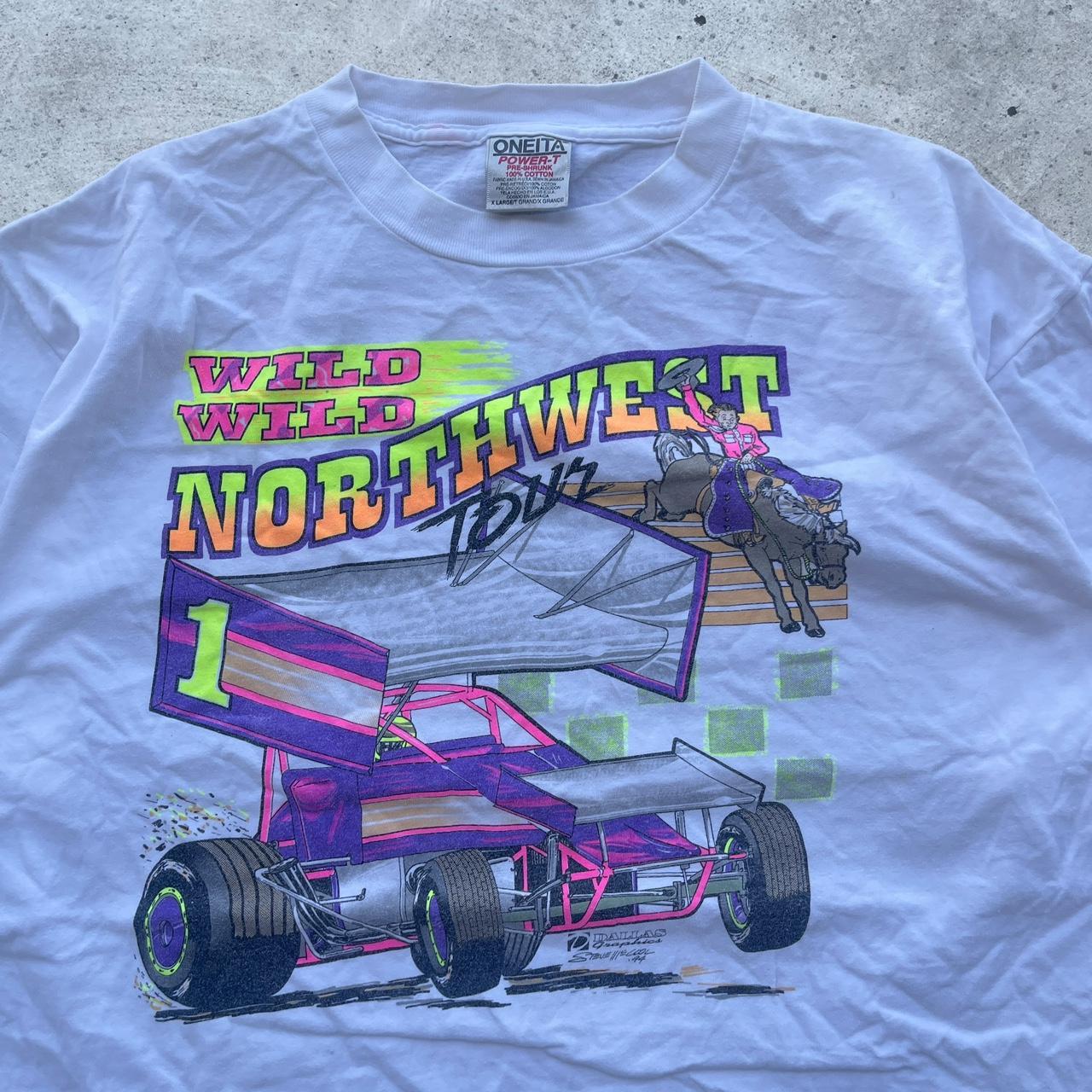 Vintage hot rod drag racing t shirt