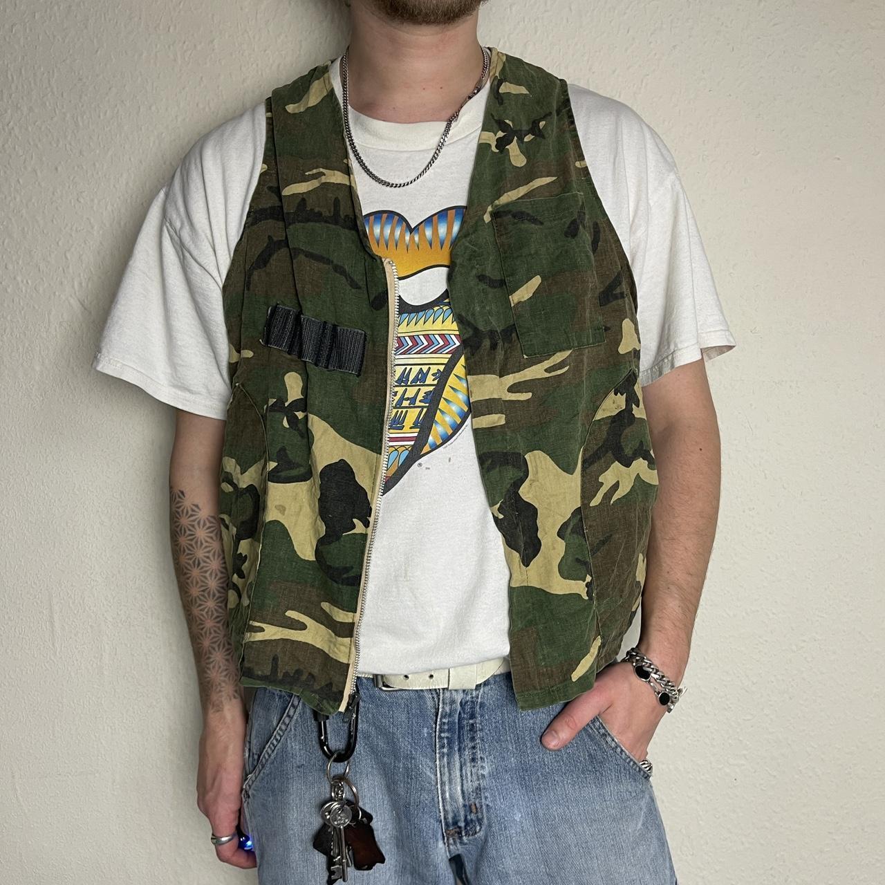 Vintage camo tactical vest
