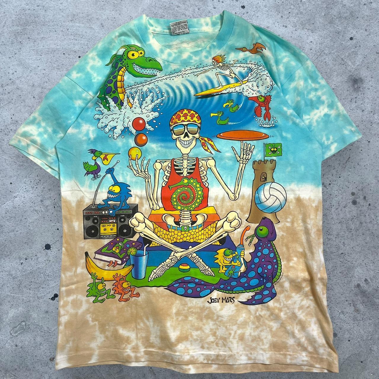 Vintage joey Mars liquid blue t shirt