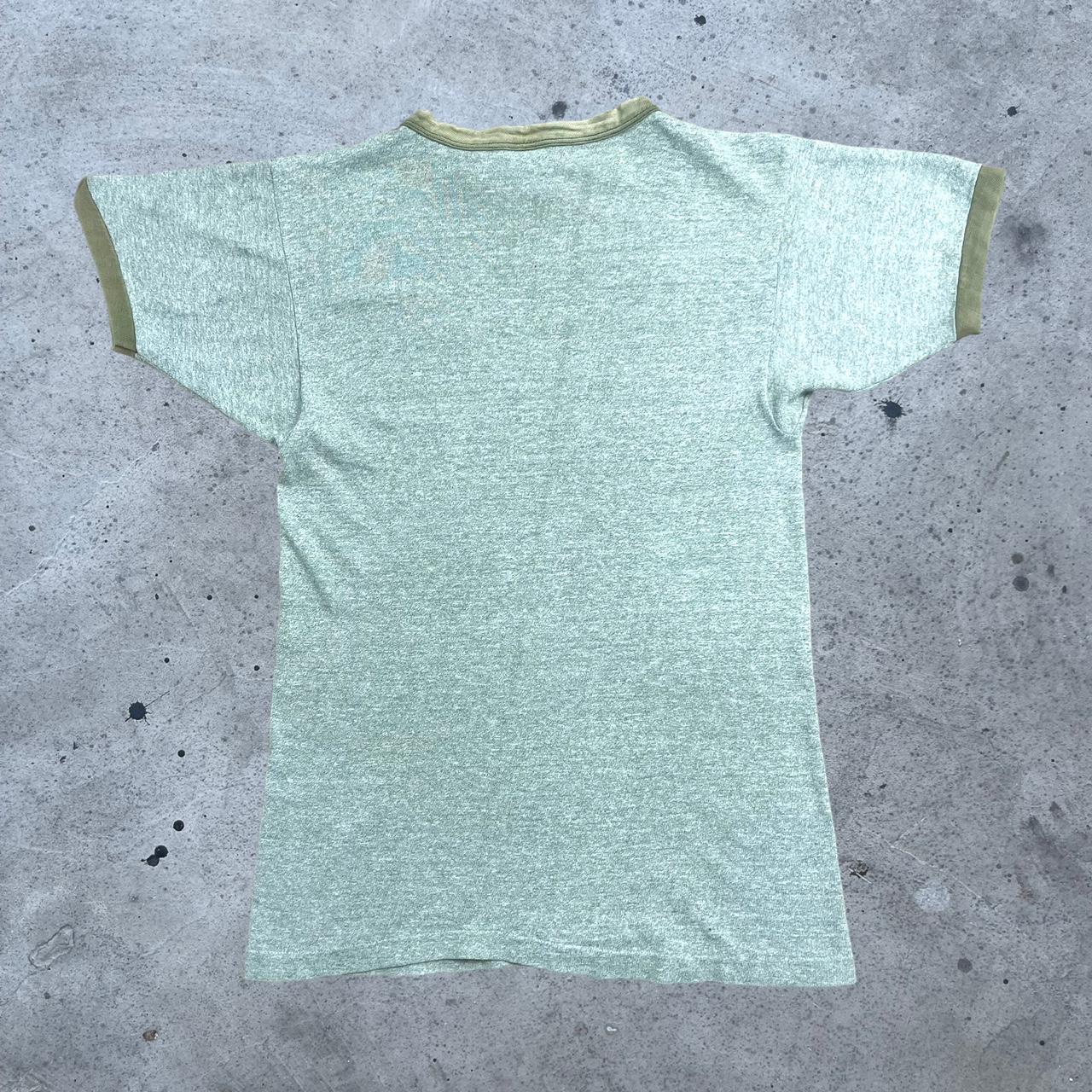 Vintage champion blue bar t shirt