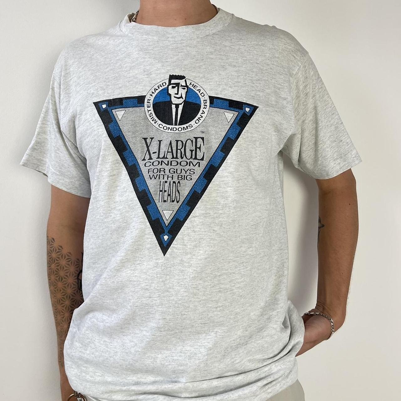 Vintage X large Condoms T shirt