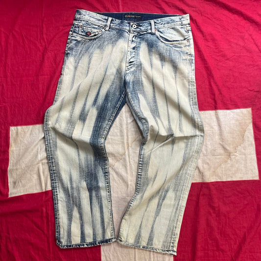 Vintage energie brushed denim jeans