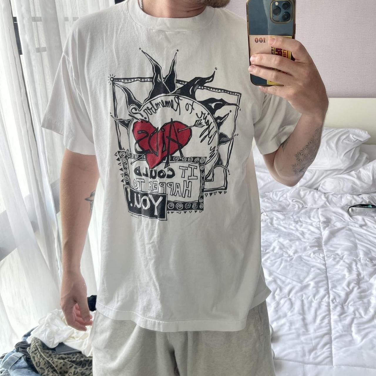 Vintage AIDS awareness T shirt