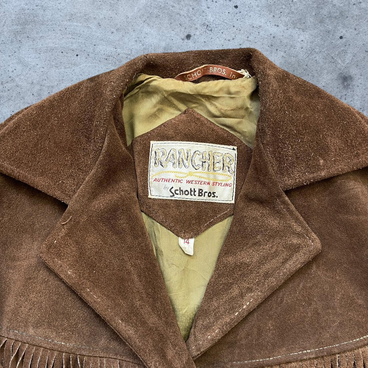 Vintage Schott Bros rancher fringe jacket