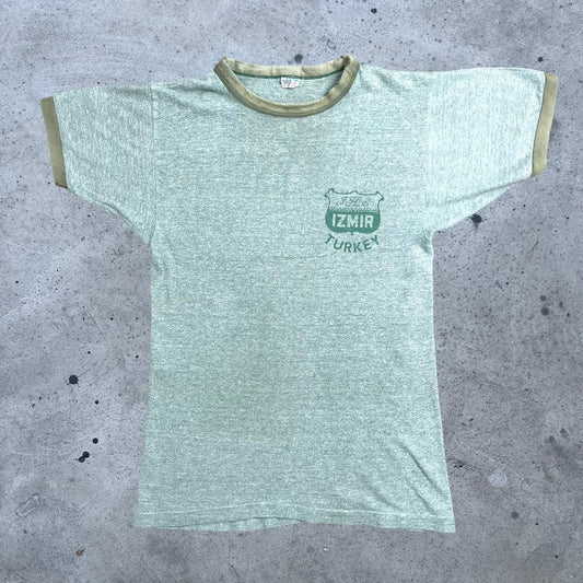 Vintage champion blue bar t shirt