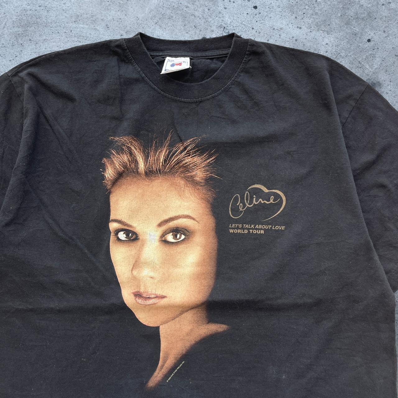 Vintage celine dion t shirt