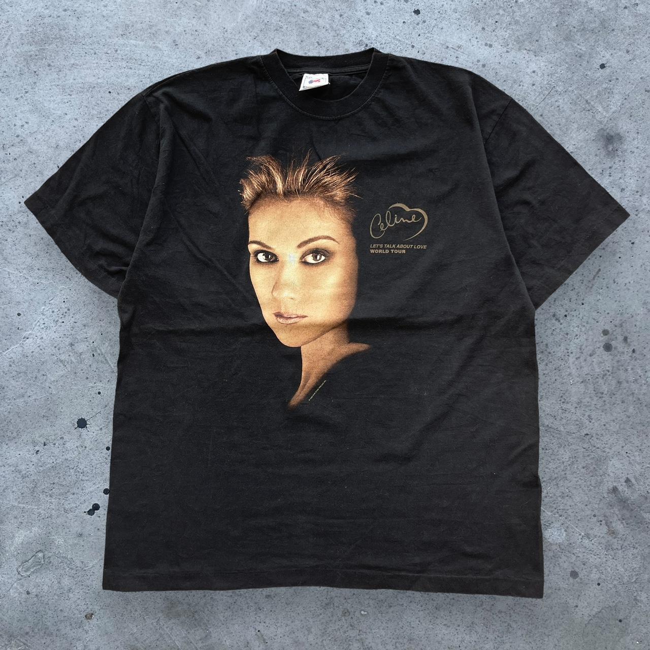 Vintage celine dion t shirt